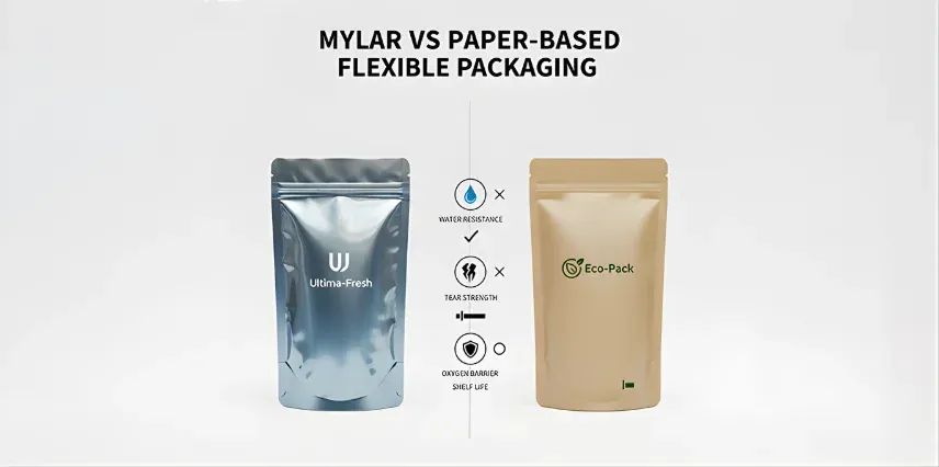 Mylar vs Paper-Based Flexible Packaging